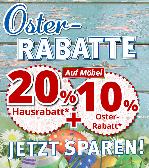 Oster-Rabatte: Jetzt sparen!